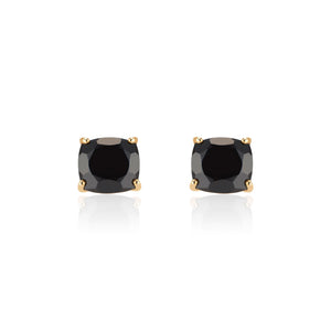 Emmy Stud Black Onyx Earrings