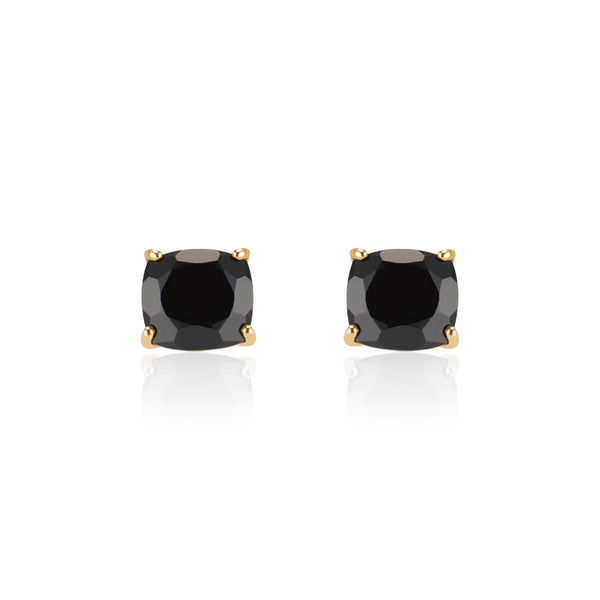 Emmy Stud Black Onyx Earrings