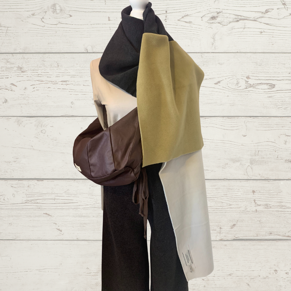 Fleece Colorblock Scarf