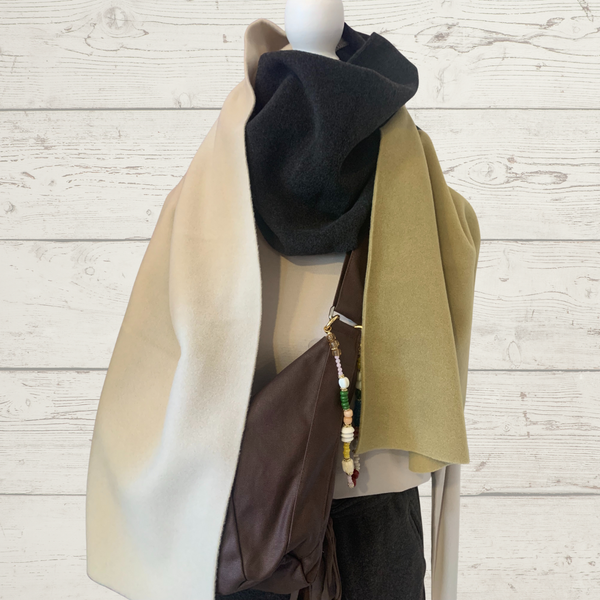 Fleece Colorblock Scarf