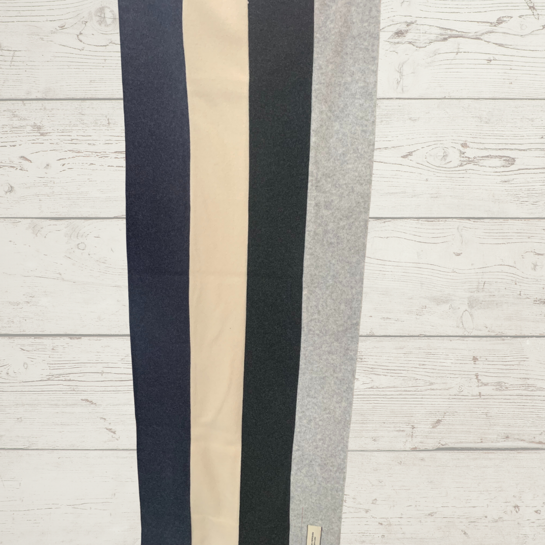 Fleece Wide Stripe Scarf