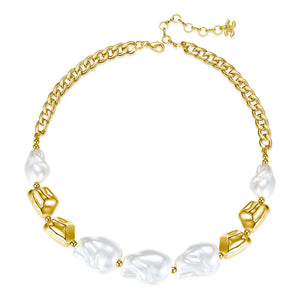 Classicharms Baroque Pearl Statement Necklace - shop idPearl