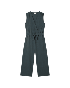 Thinking Mu Seersucker Winona Jumpsuit,Thinking Mu - Shopidpearl