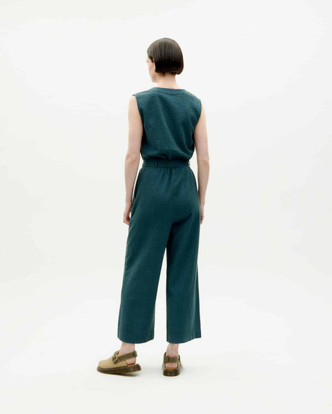 Thinking Mu Seersucker Winona Jumpsuit,Thinking Mu - Shopidpearl