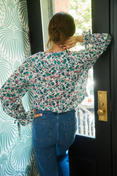 Daisy Winter Floral Blouse - shop idPearl