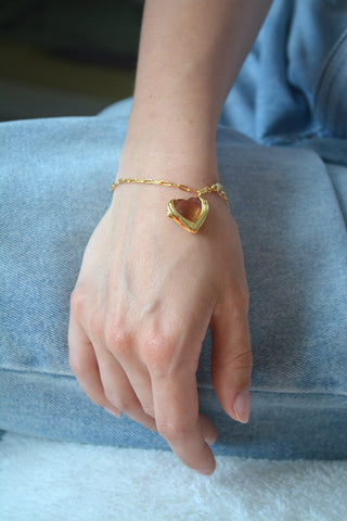 Carolina Wong Self Love Pink 18K Gold Bracelet - shop idPearl