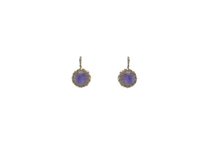 Lacey Amethyst Recycled 14K Gold Filled Earrings - idPearl