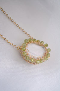 Leafy Polka Multi Layer Chain Necklace - Shopidpearl