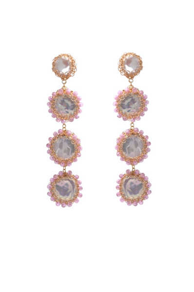 Lolly Polka Baroque Pearl drop earrings - Shopidpearl