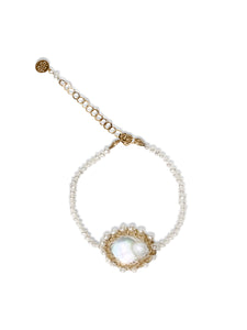 Polka Gold Filled Baroque Pearl Bracelet - shop idPearl
