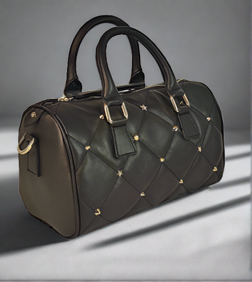 Cielo Studded Barrel Bag - shop idPearl