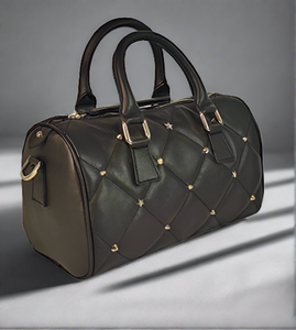 Cielo Studded Barrel Bag - shop idPearl