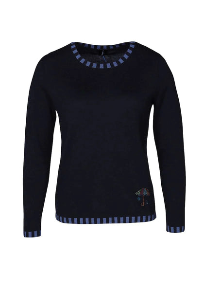 Adeela Salehjee Westbourne Cotton Cashmere Crewneck Sweater - shop idPearl