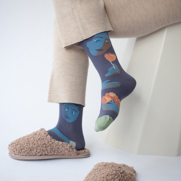 Nocturnal Face Socks - Shop idPearl