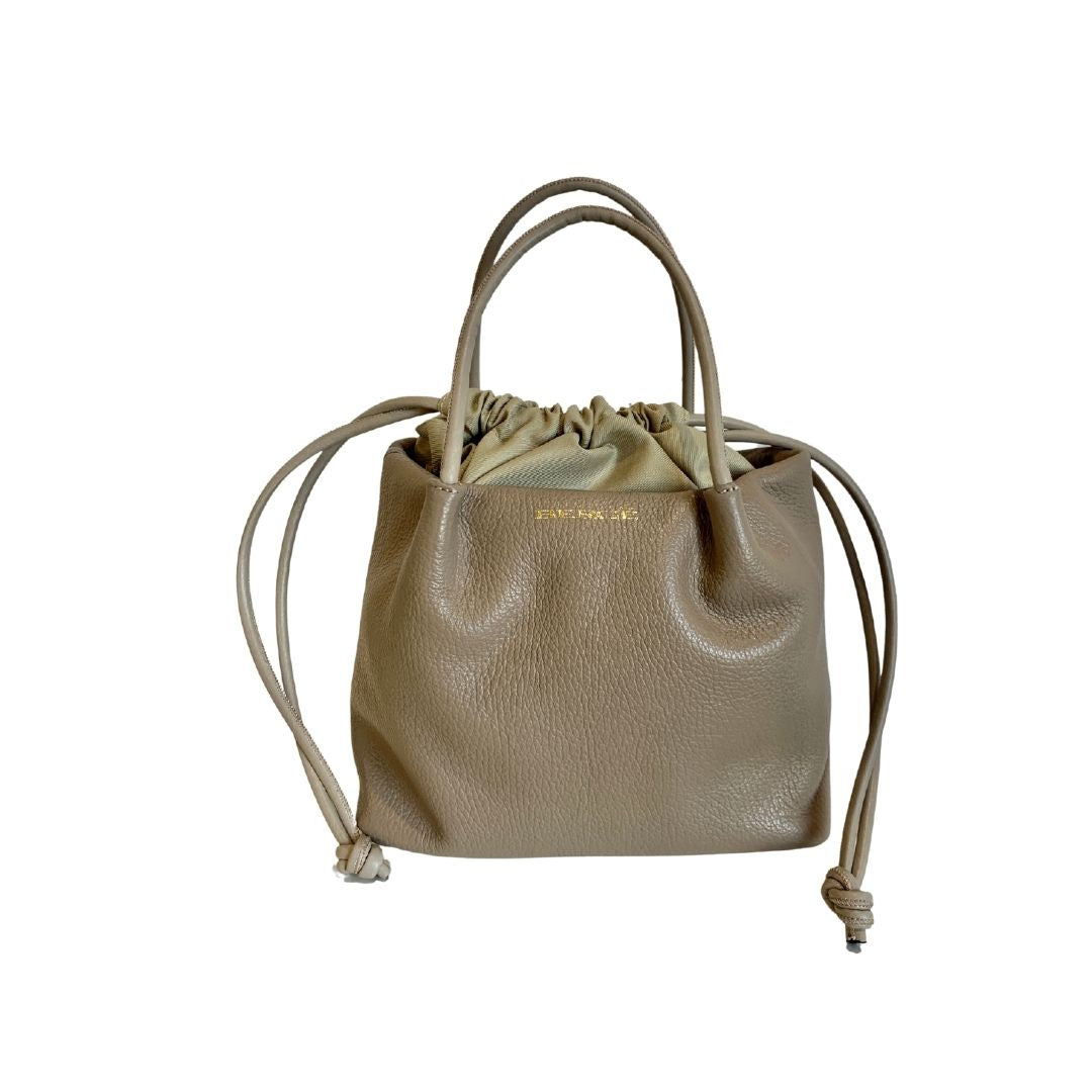 Bimba Y Lola, Bags, Bimba Y Lola Mauve Leather Gold Metal Detail Tote Bag  One Size