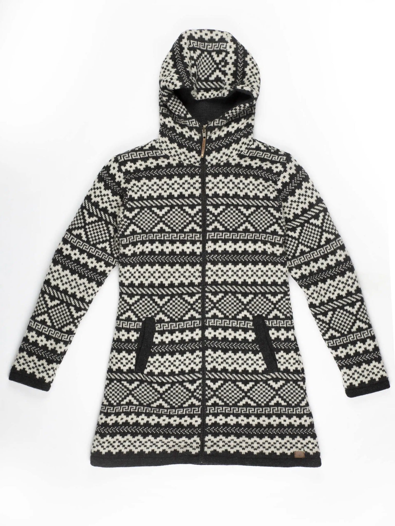 Fuza Wool Scandinavian Hood Sweater Coat,Fuza Wool - Shopidpearl