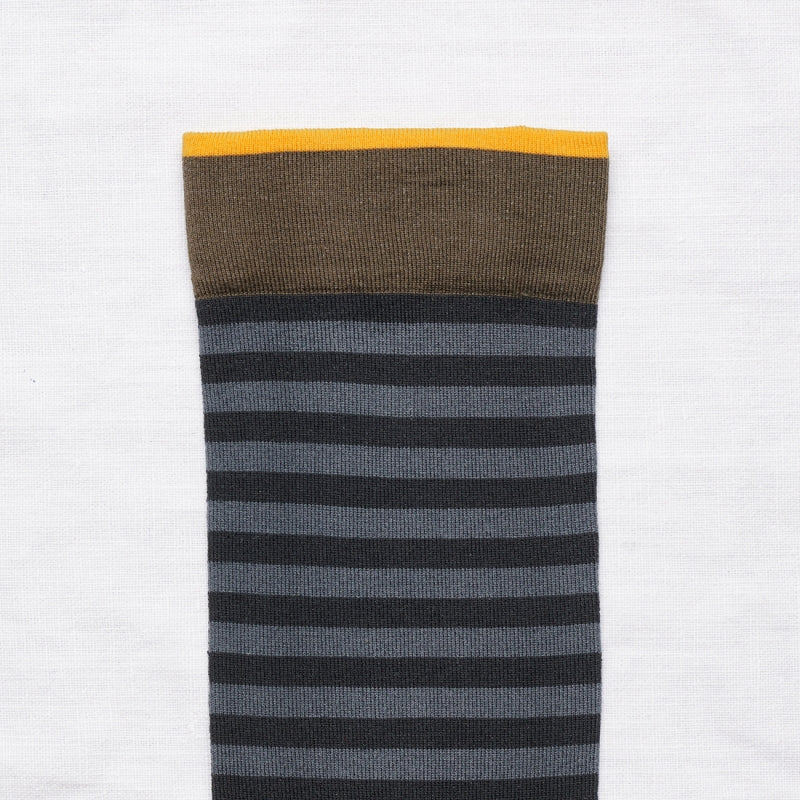 Dark Stripe Socks - Shop idPearl 