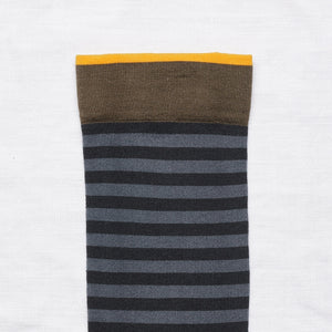 Dark Stripe Socks - Shop idPearl 